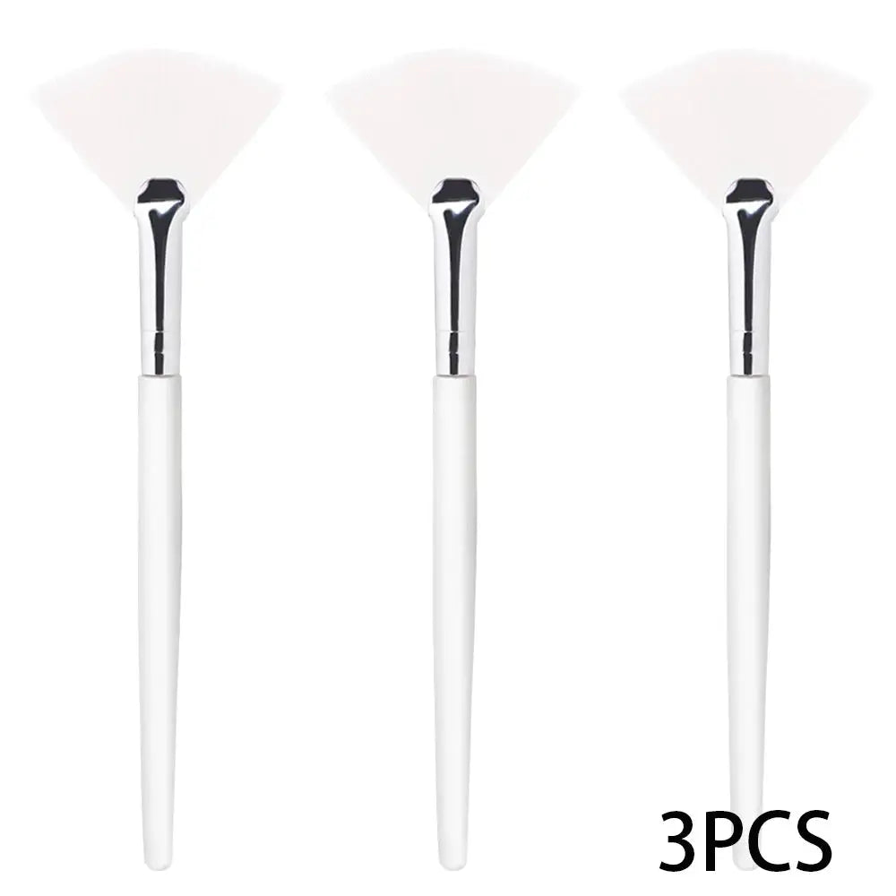 3/9/15 Pieces Facial Fan Mask Brushes Soft Mask Brush Applicator Esthetician Facial Mask Brushes For Women Girls Cosmetic Tools - Velvet Haven