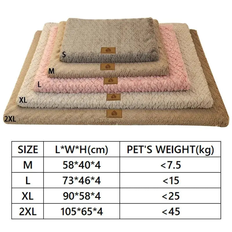 3D Foam Pet Bed With Removable Washable Faux Fur Cover Orthopedic Waterproof Dog Bed For Crate Anti-Slip Bottom Dog Bed - Velvet Haven