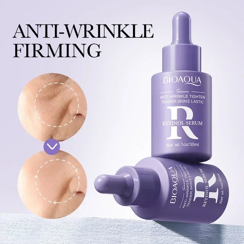 3pcs BIOAQUA Vitamin C Retinol Hyaluronic Acid Serum Face Moisturizing Anti Wrinkle Whitening Facial Essence Skin Care Products - Velvet Haven