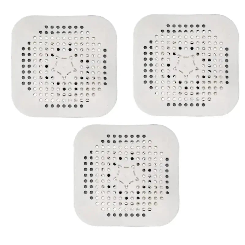 3PCS Drain Hair Catcher Filter Sink Anti-blocking Strainer Bathtub Shower Floor Silicone Stopper Cover Kitchen Bathroom Accessor - Velvet Haven