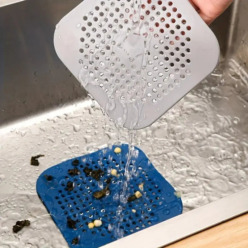 3PCS Drain Hair Catcher Filter Sink Anti-blocking Strainer Bathtub Shower Floor Silicone Stopper Cover Kitchen Bathroom Accessor - Velvet Haven