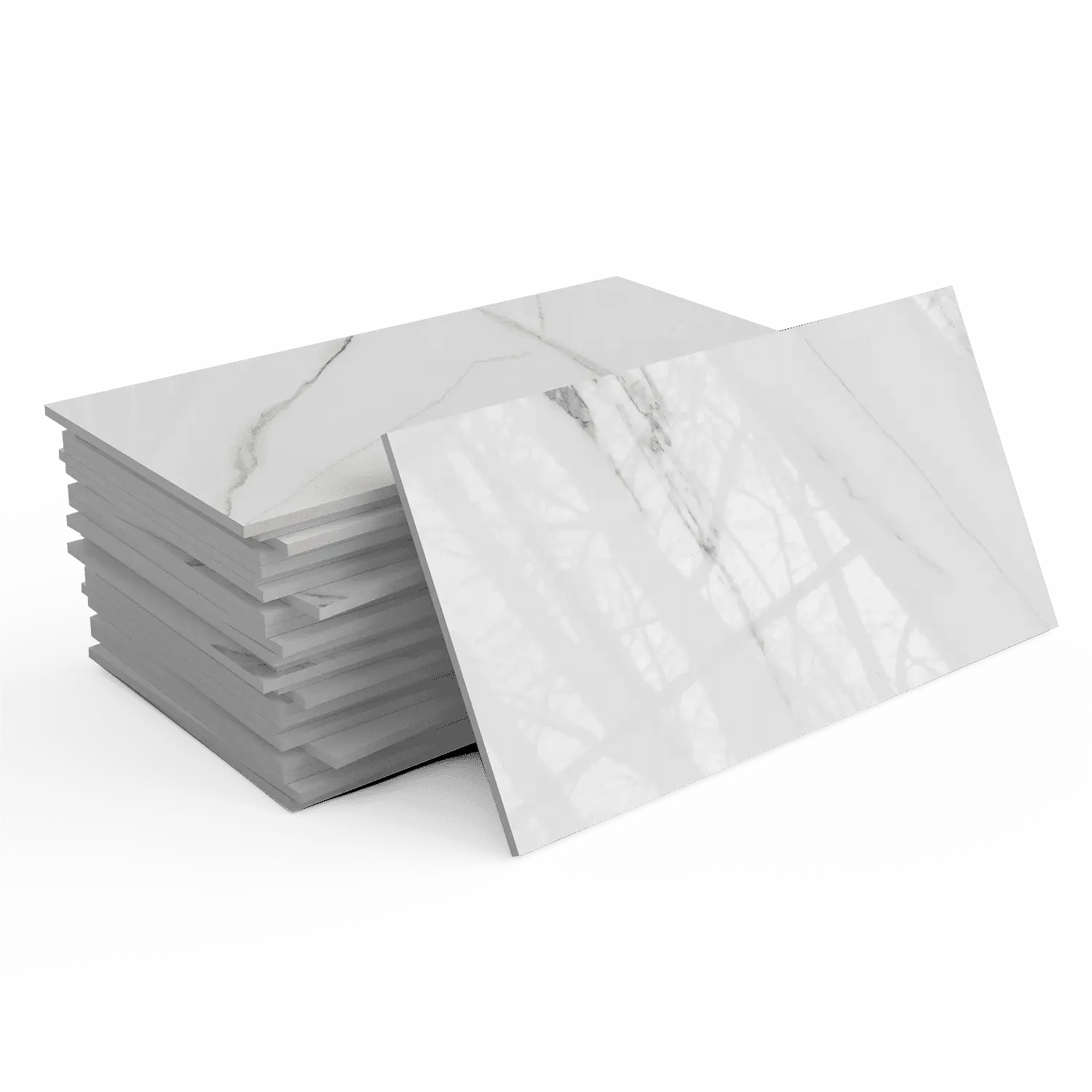 3x6 Inch 24/48/96 Marble Tile Stickers, Self-Adhesive Wall Stickers, Suitable for Kitchen and Bathroom Splash Proof Decoration - Velvet Haven