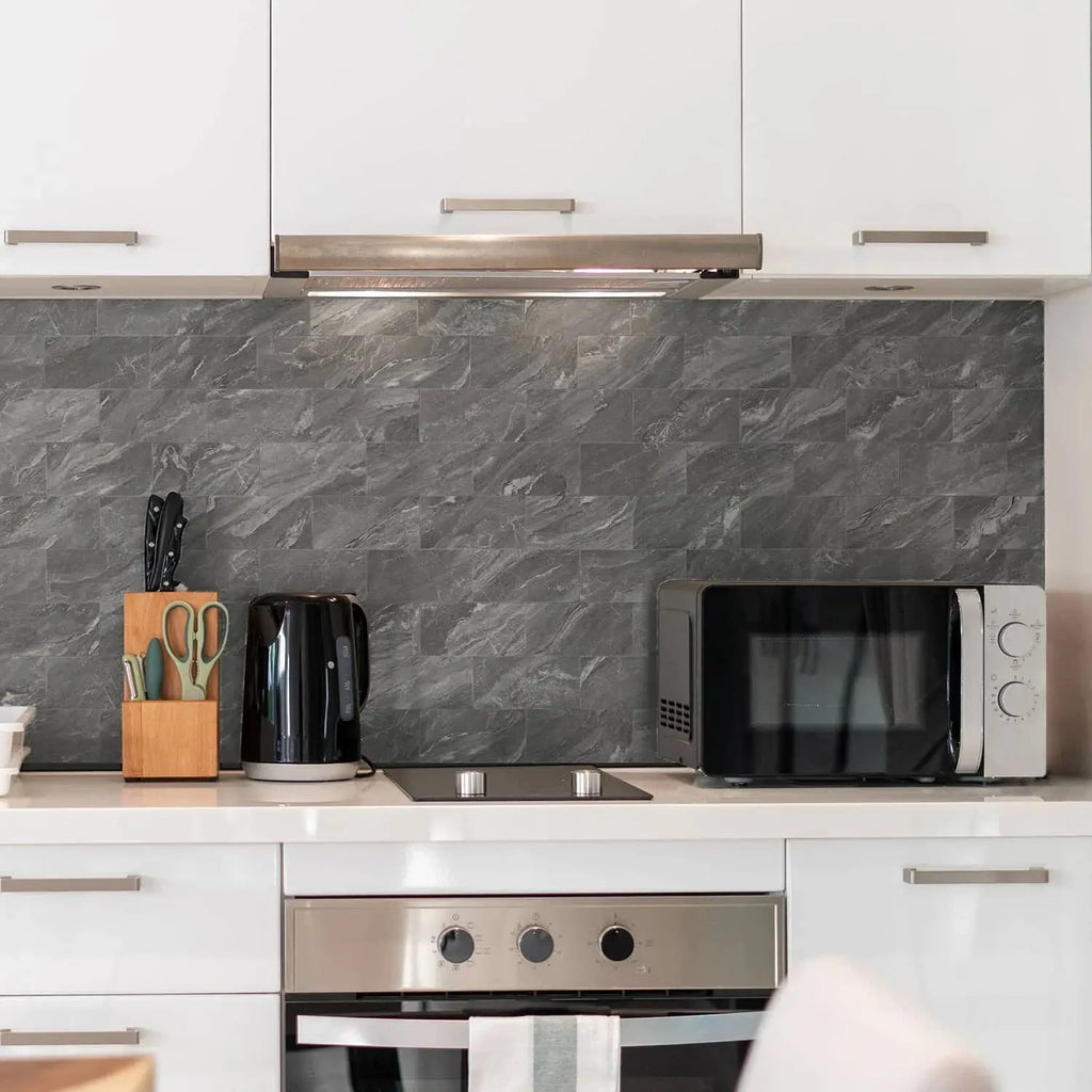 3x6 Inch 24/48/96 Marble Tile Stickers, Self-Adhesive Wall Stickers, Suitable for Kitchen and Bathroom Splash Proof Decoration - Velvet Haven