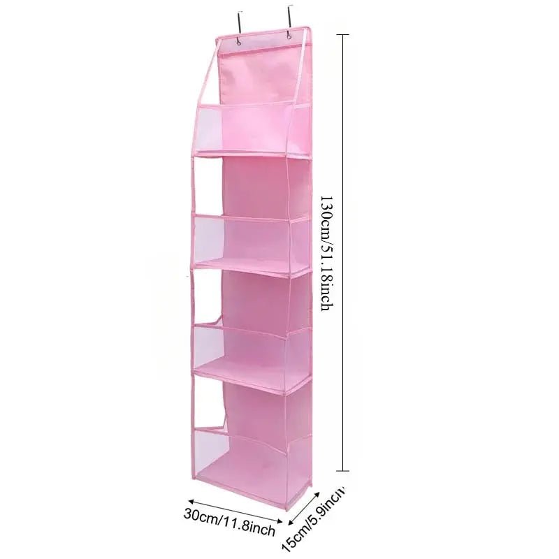 4-Layer Foldable Hanging Storage Organizer for Doors & Walls - Velvet Haven