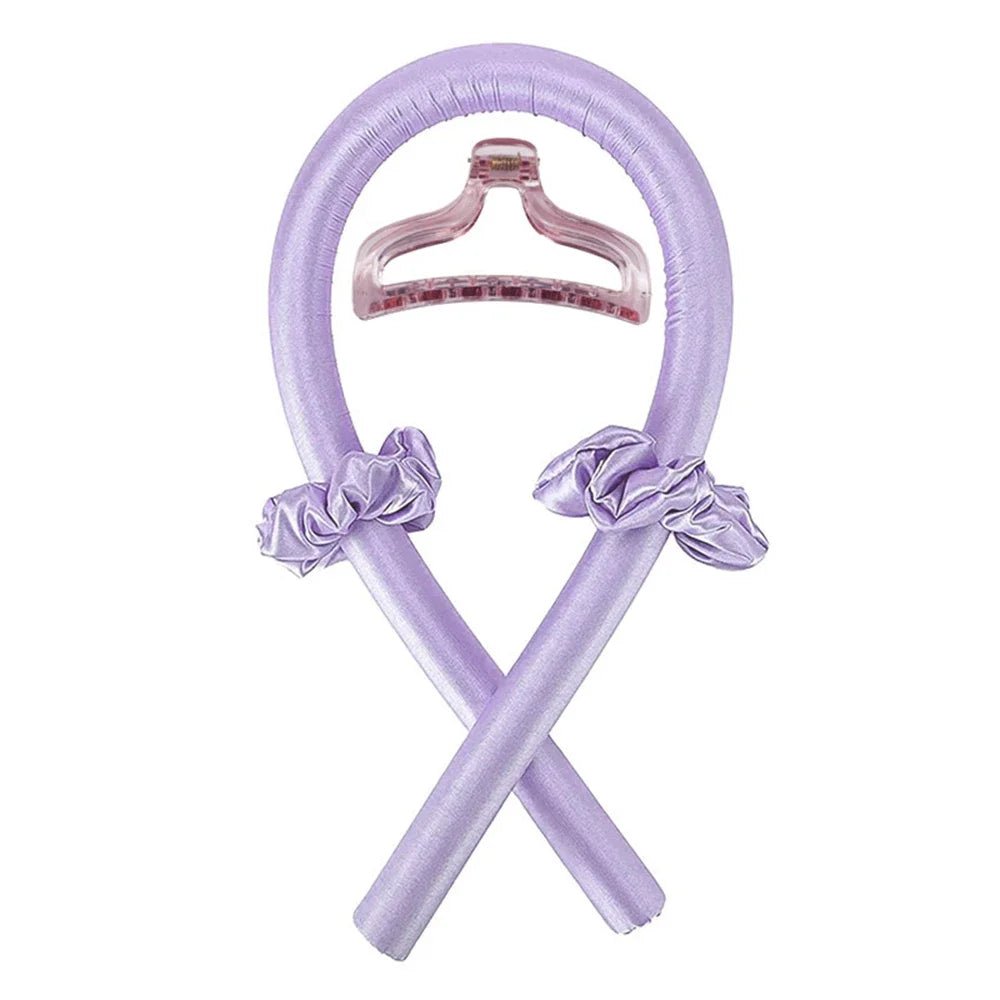 4/12-Piece Heatless Curling Kit with Sleep Mask & Shower Cap - Velvet Haven