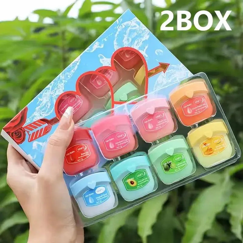 4/6/8pcs Fruit Series Lip Balm Set Set Moisturizing Refreshing Non-sticky Anti-Cracked Lip Mask Vaseline for Lips Makeup - Velvet Haven