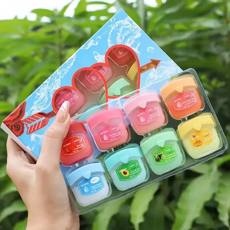 4/6/8pcs Fruit Series Lip Balm Set Set Moisturizing Refreshing Non-sticky Anti-Cracked Lip Mask Vaseline for Lips Makeup - Velvet Haven