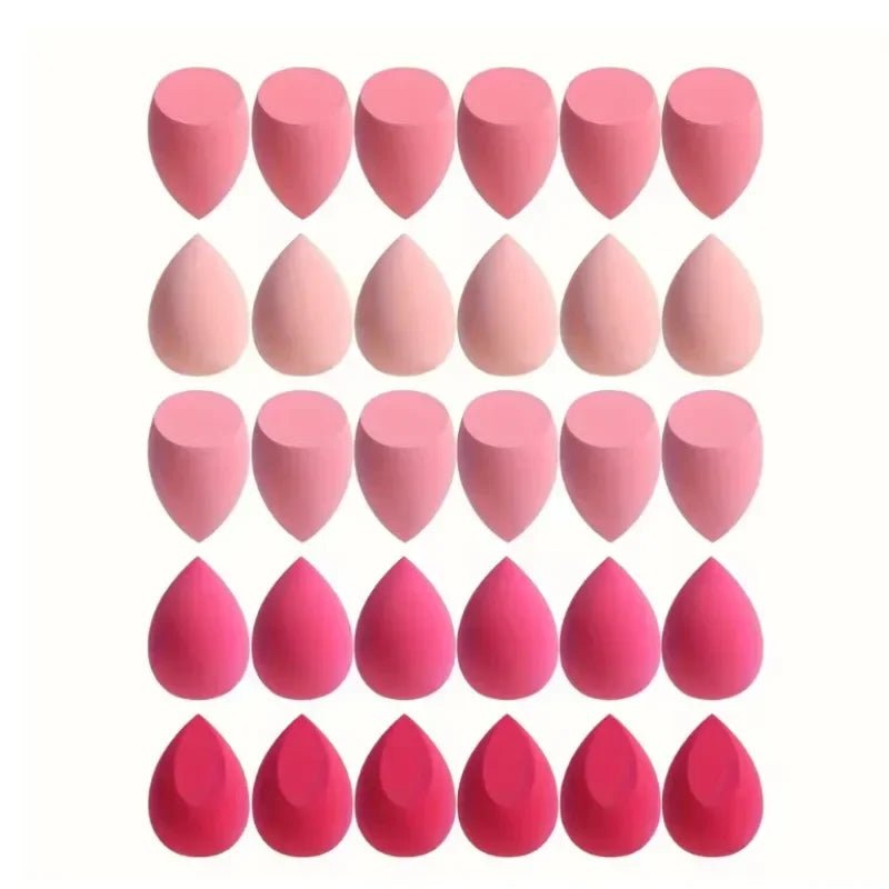 4/7/18piece makeup sponge set suitable for liquid BB cream powder application makeup egg dry wet dual-use powder puff girl - Velvet Haven