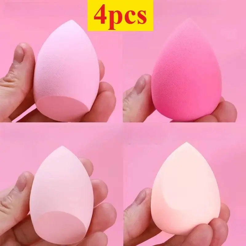 4/7/18piece makeup sponge set suitable for liquid BB cream powder application makeup egg dry wet dual-use powder puff girl - Velvet Haven