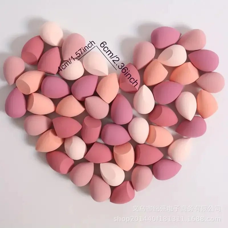 4/7/18piece makeup sponge set suitable for liquid BB cream powder application makeup egg dry wet dual-use powder puff girl - Velvet Haven