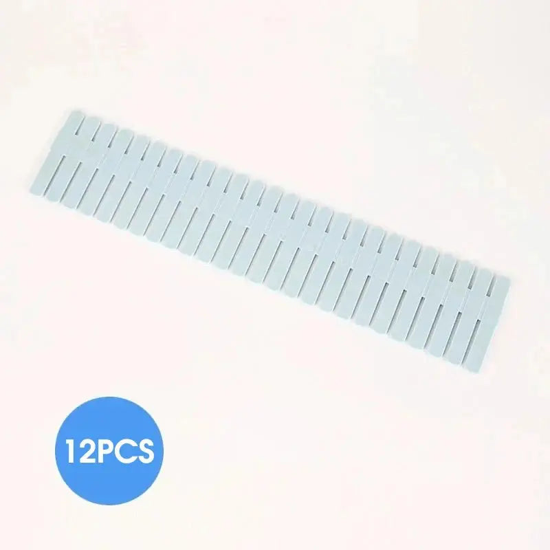 4/8 Pieces Adjustable Drawer Divider Partition Durable Storage Cosmetic Socks Underwear Drawer Clothes Organizer Cabinets - Velvet Haven