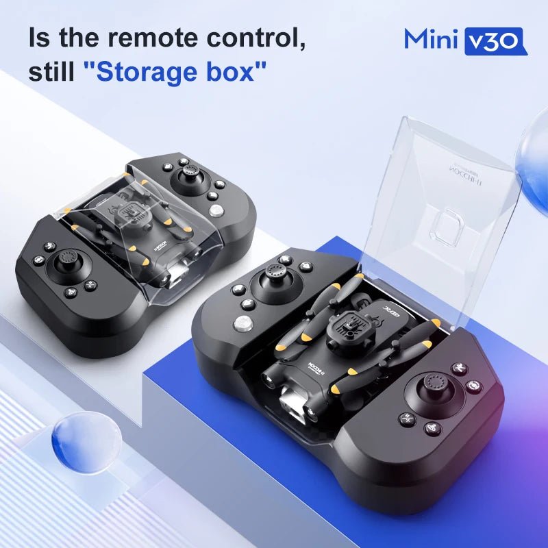 4DRC V30 Foldable Mini Drone with Optional HD Camera and WiFi FPV - Velvet Haven