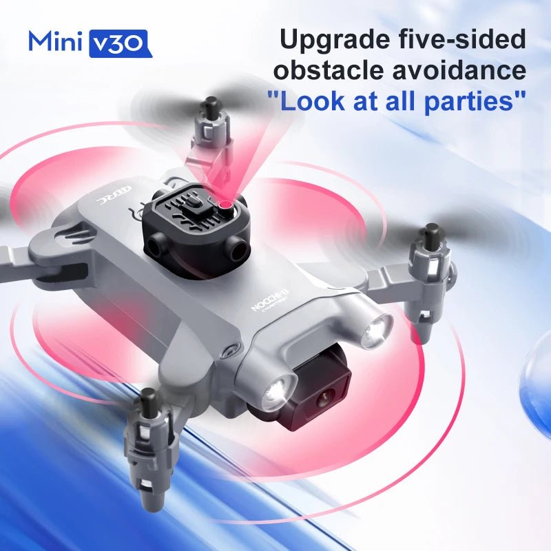4DRC V30 Foldable Mini Drone with Optional HD Camera and WiFi FPV - Velvet Haven