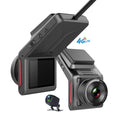 4G Hidden Dash Cam GPS Tracking Support Live Remote Monitoring With Two Camera Video Recording FHD 1080P WiFi Hotspot - Velvet Haven