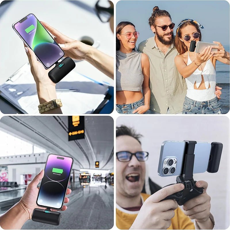 5000mAh Mini Power Bank 20W Fast Portable Charger - Velvet Haven