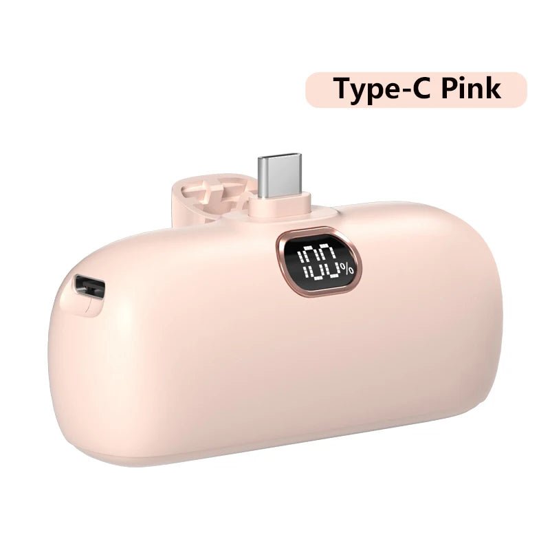 5000mAh Mini Power Bank 20W Fast Portable Charger - Velvet Haven