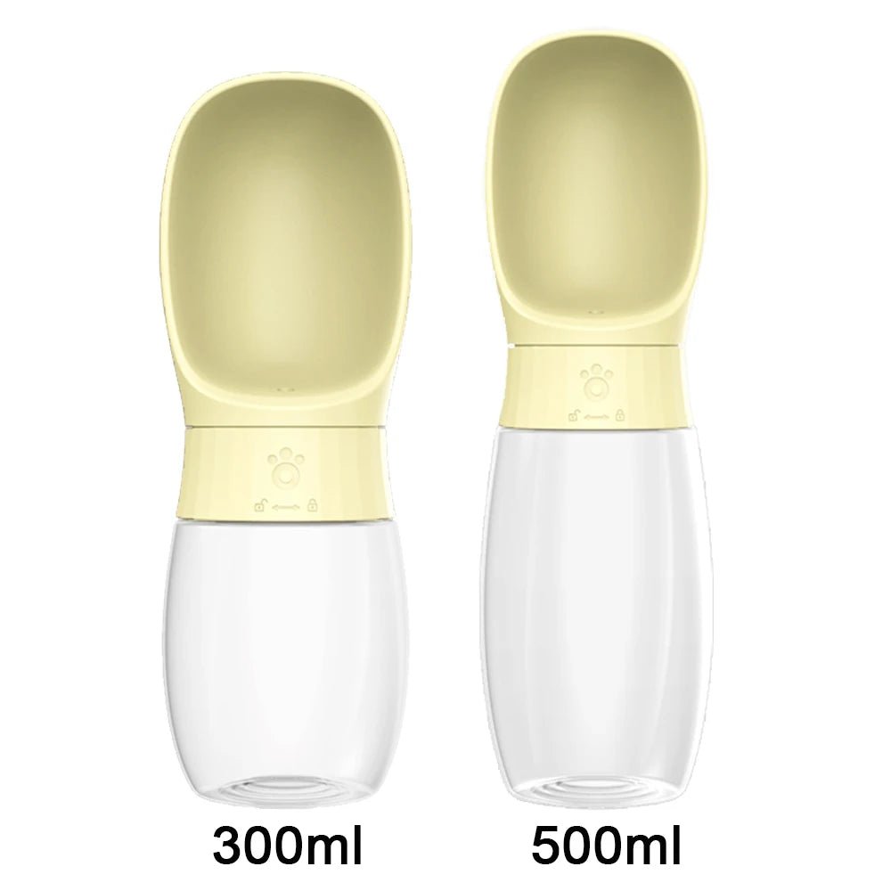 500ml Portable Dog Water Bottle with Drinking Bowl for Travel - Velvet Haven