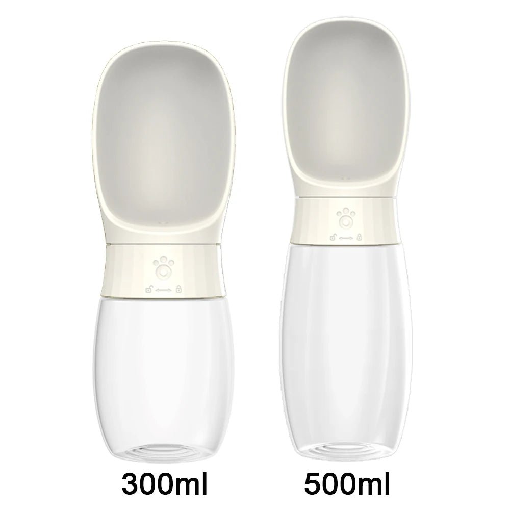 500ml Portable Dog Water Bottle with Drinking Bowl for Travel - Velvet Haven