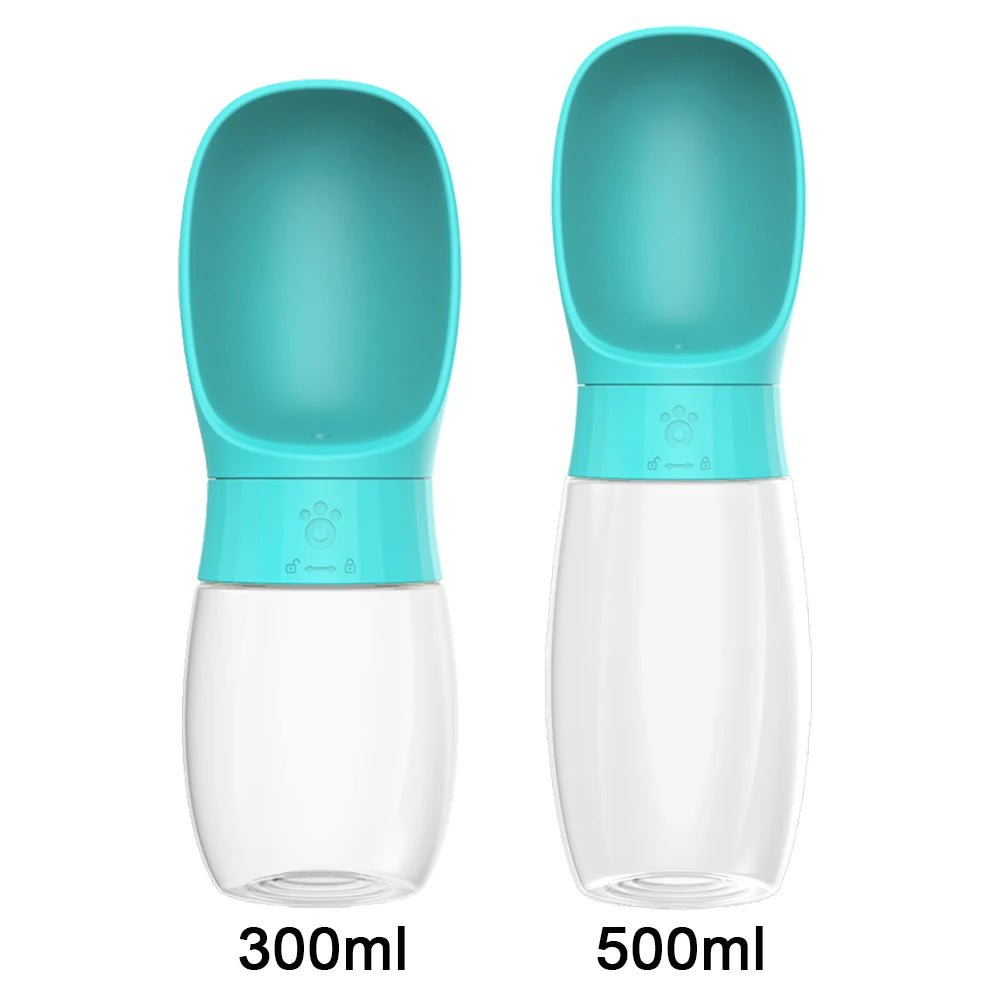 500ml Portable Dog Water Bottle with Drinking Bowl for Travel - Velvet Haven