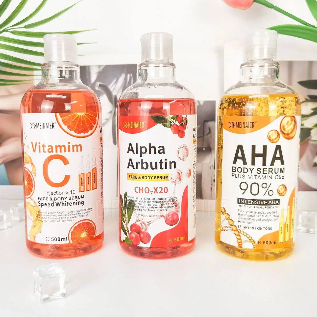 500ml Hyaluronic Acid Niacinamide Vitamin C AHA Face Serum - Velvet Haven