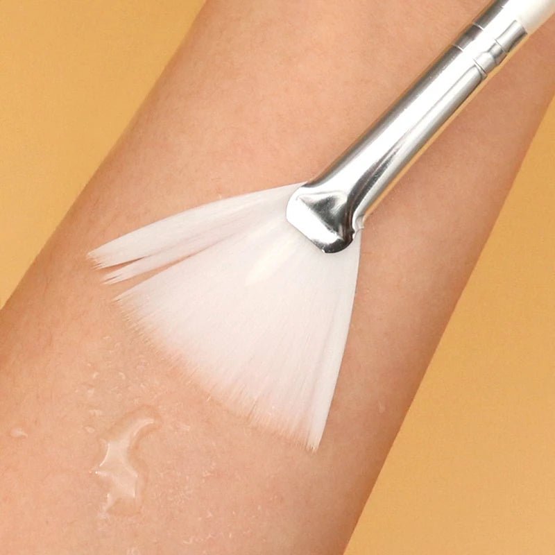 5/10pcs Fan Shape Foundation Makeup Brushes Multifunctional Facial Mask Brush Essential Oil Women Beauty Makeup Tools Brush - Velvet Haven