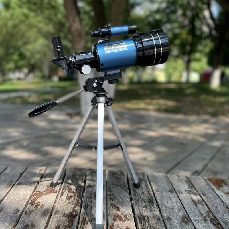 70mm High-Magnification Refractor Telescope with Finder Scope for Stargazing - Velvet Haven