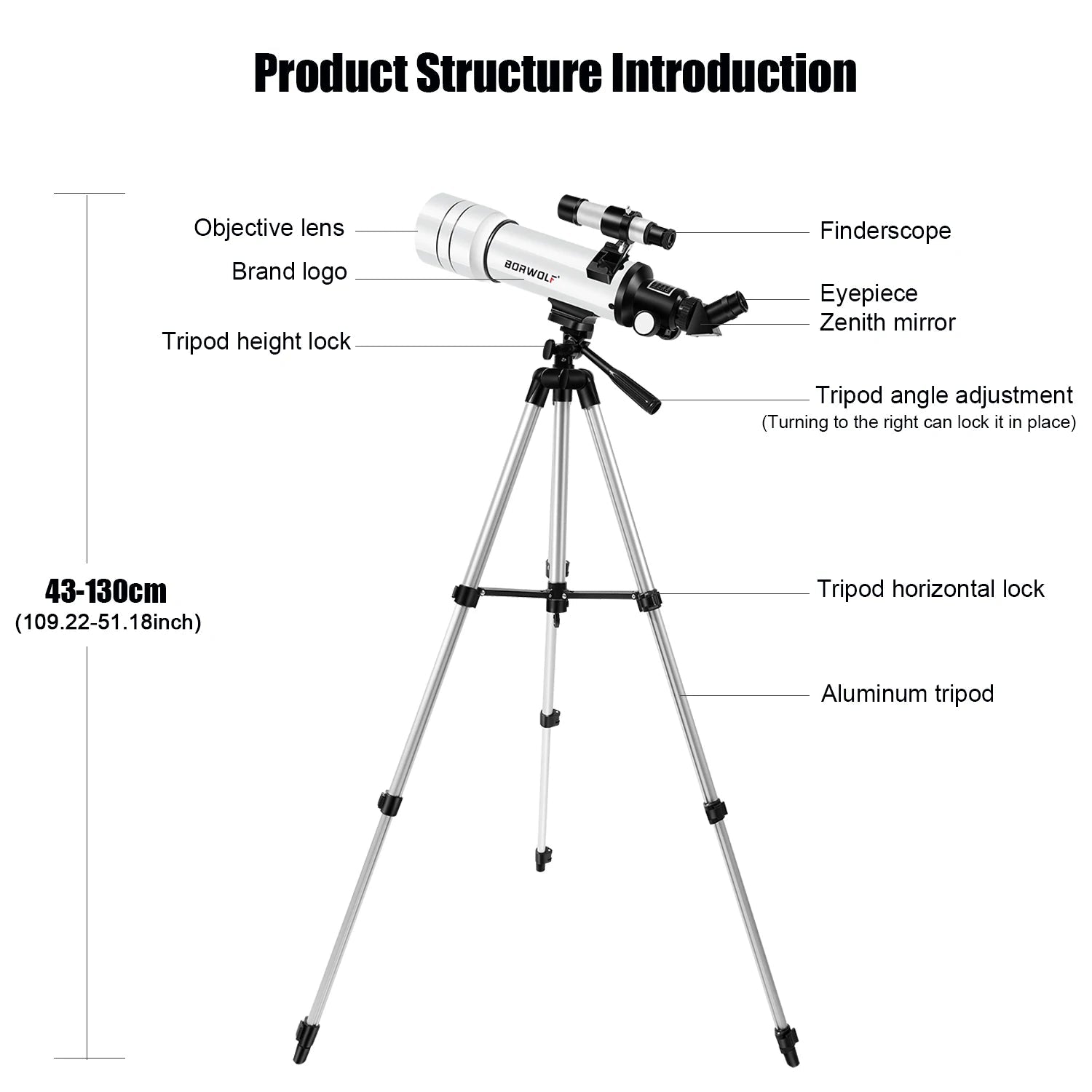 70mm Professional Refractor Telescope – Complete Stargazing Kit with Tripod & Phone Adapter - Velvet Haven