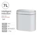 7L Automatic Bathroom Trash Can with Lid, Touchless Small Trash Can, Motion Sensor Waterproof Garbage Can for Kitchen, Bedroom - Velvet Haven