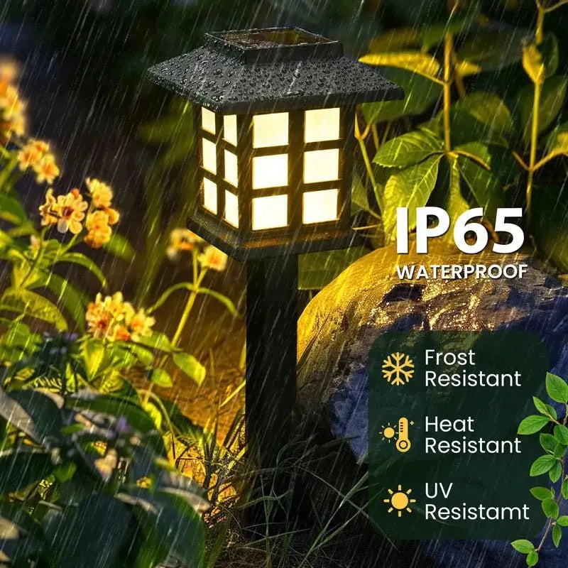 8 Pack Solar Pathway Garden Lights Outdoor Waterproof Landscape for Yard Patio Walkway Driveway Decor Solar Lawn Lamp Lighting - Velvet Haven
