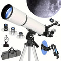 80mm Professional Astronomical Telescope – 180X Magnification for Stargazing & Moon Viewing - Velvet Haven