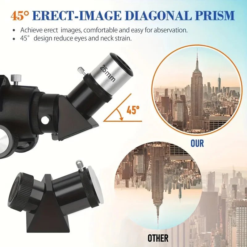 80mm Professional Astronomical Telescope – 180X Magnification for Stargazing & Moon Viewing - Velvet Haven