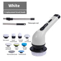 9 in 1 Electric Spin Scrubber Cordless Cleaning Brush Shower Scrubber Adjustable Extension Handle Waterproof For Tub Tile Floor - Velvet Haven