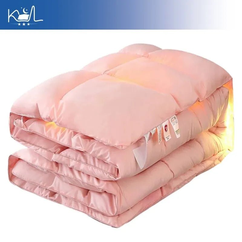 95% White Goose Down Comforter with 100% Cotton Shell - Velvet Haven