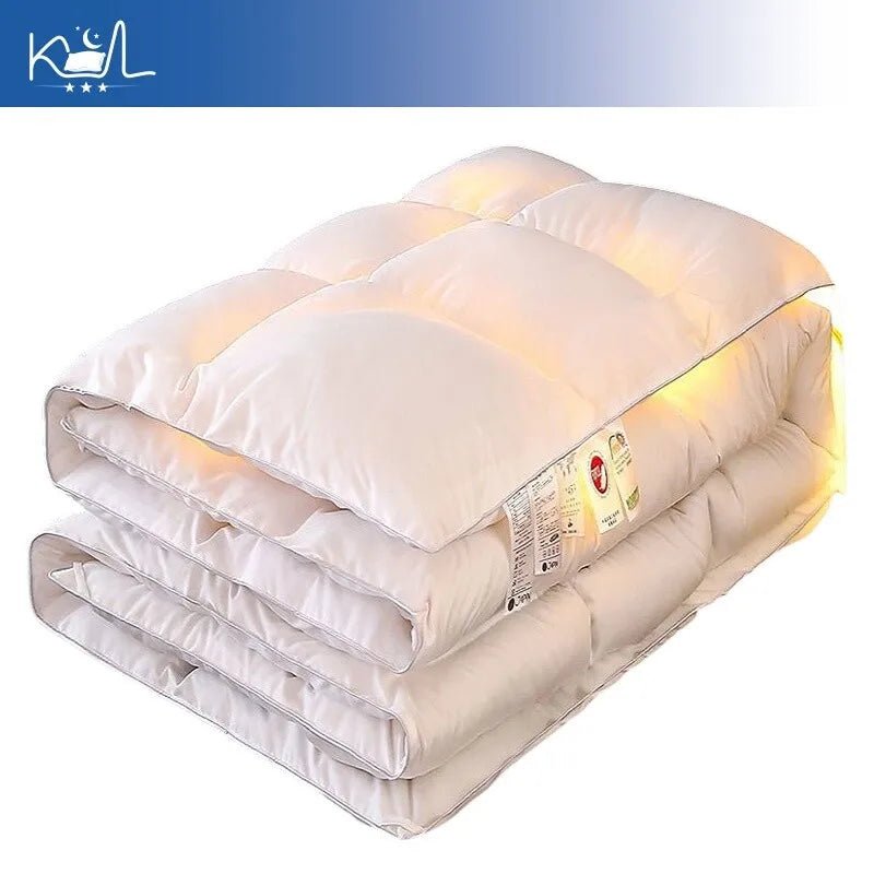 95% White Goose Down Comforter with 100% Cotton Shell - Velvet Haven