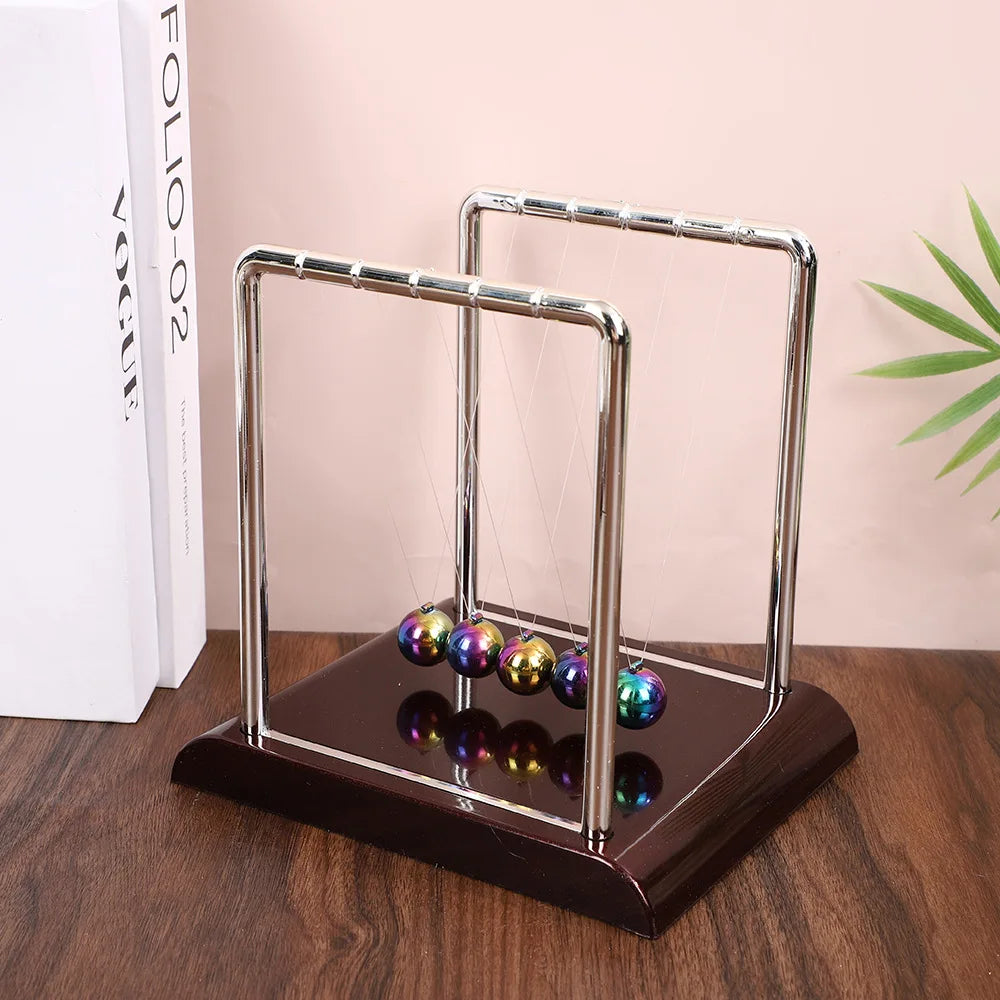 Newton's Cradle Balance Steel Ball Teaching Supplies Physics Science Pendulum Desktop Toys Stress Relief Gifts Home Decoration