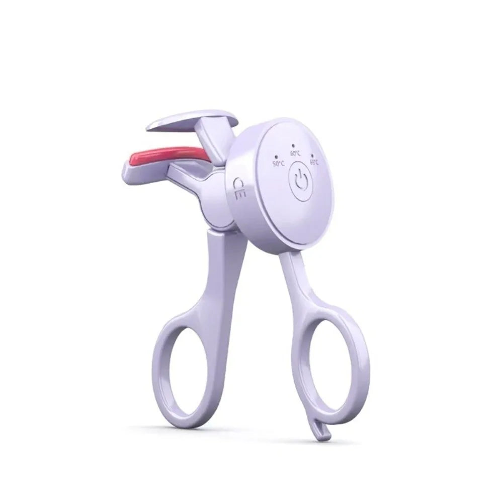 Fast Heating Electric Eyelash Curler USB Charging Adjustable Temperature Curling Eyelash Clip Long-Lasting Curling Lash Clip