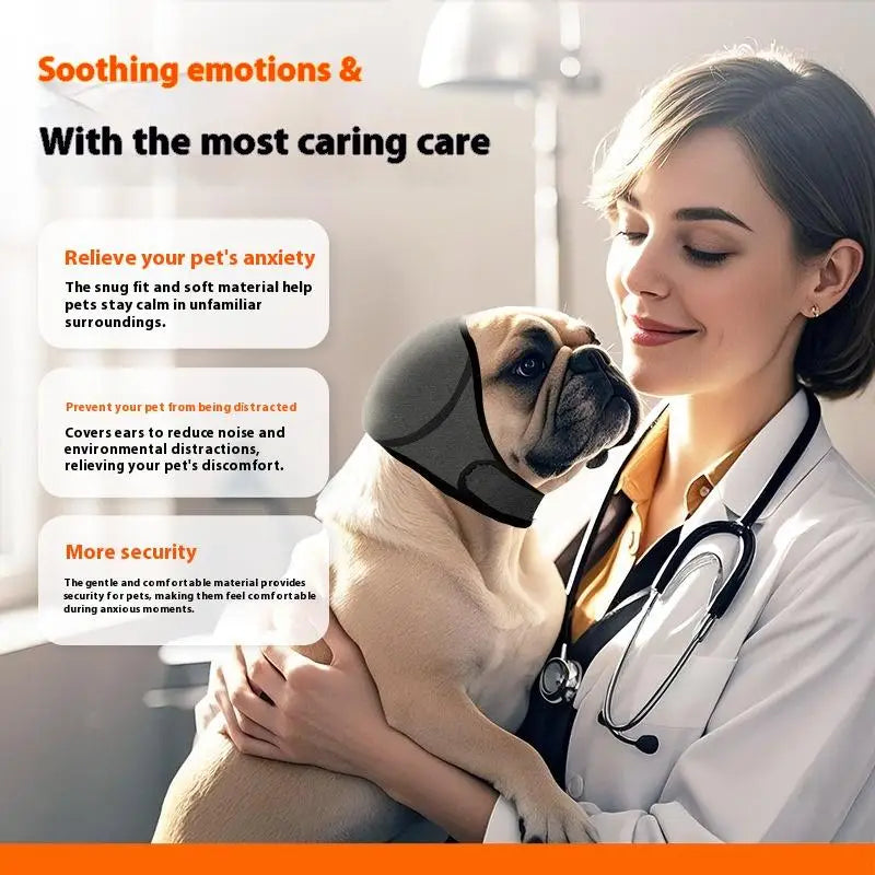 Pet Calming Ear Muffs for Dogs, Noise Cancelling Hearing Protection