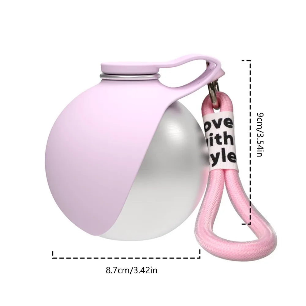 Dog Water Bottle with Silicone Bowl – 285 mL