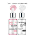 JUINHOU 2pcsFacial Serum 5% Niacinamide Glow 2% Salicylic Acid Peel Oil Control Refining Pores Anti Dullness Daily Facial Care