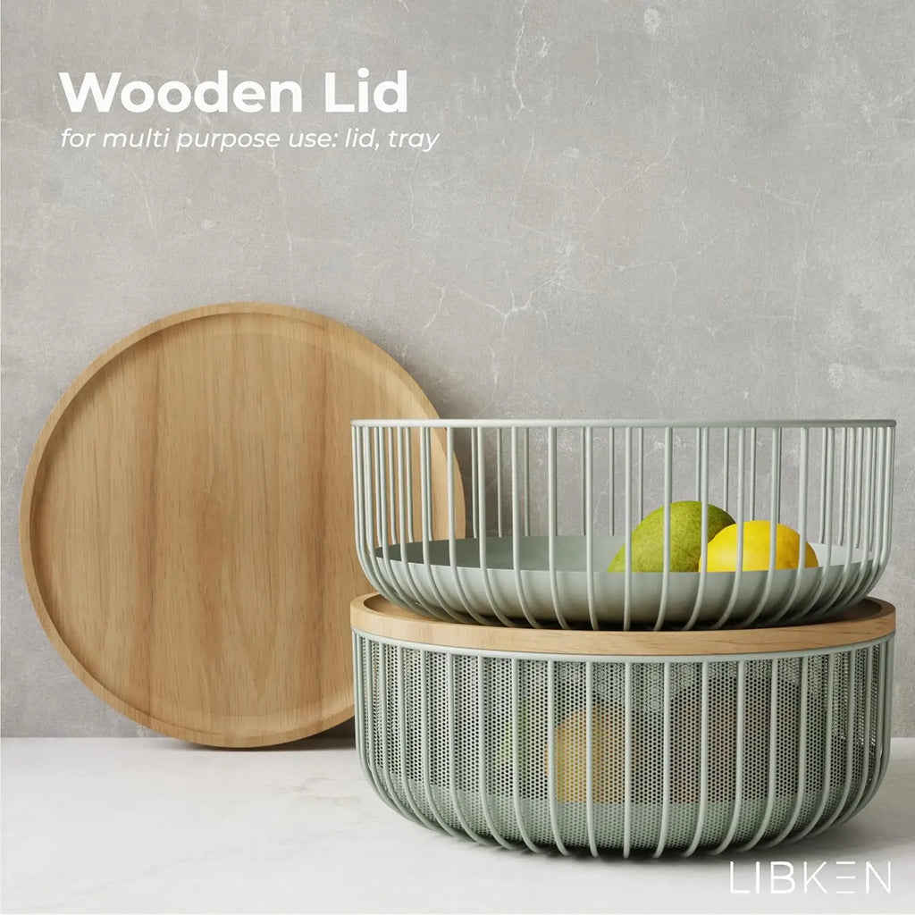 Fly-Proof Metal Wire Mesh Fruit Basket