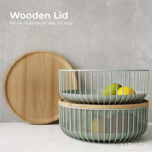 Fly-Proof Metal Wire Mesh Fruit Basket