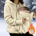Women's Maternity Fleece Hoodie with Kangaroo Pocket