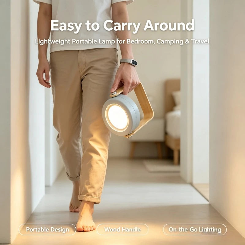 Portable Rechargeable LED Reading Lamp with Foldable Handle