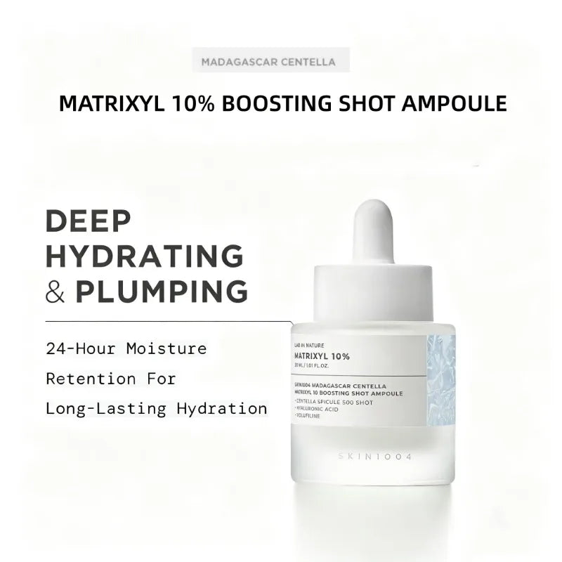 Korean Centella Matrixyl & Niacinamide Boosting Shot Ampoule,Pore Care Anti-Wrinkle Booster Face Serum Beauty Skincare Products