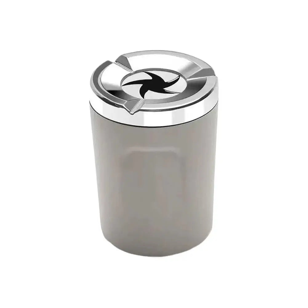 Car Ashtray Anti-fly Ash With Cover High-grade Sense Artifact For Automatic Men's Cars Car Interior Accessories Rotate The Cover