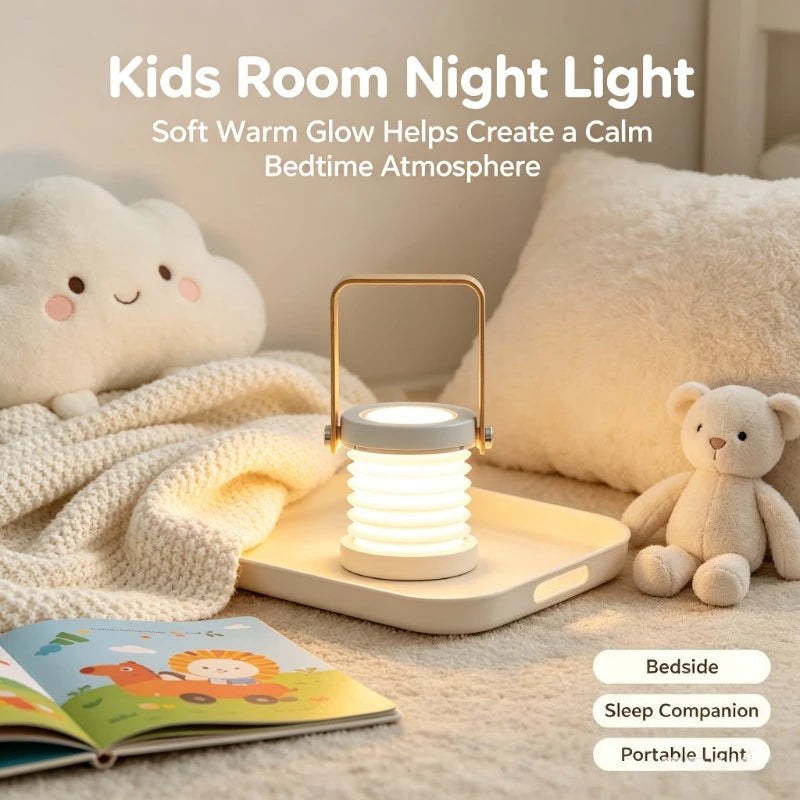 Portable Rechargeable LED Reading Lamp with Foldable Handle