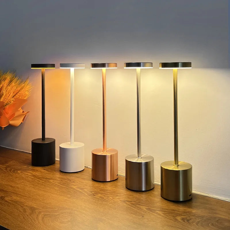 AuraGlow™ Rechargeable Touch Table Lamp