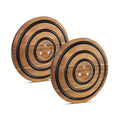 Round Wooden Magnetic Pot Holder