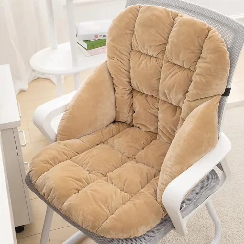 Heated Seat and Back Cushion Set with Washable Design