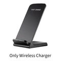 Fast Wireless Charging Stand Compatible with Samsung S24/S23/S22/S21 Ultra, iPhone 17‑12 Pro Max & Xiaomi Smartphones